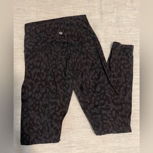 Lululemon Black Print Align Legging